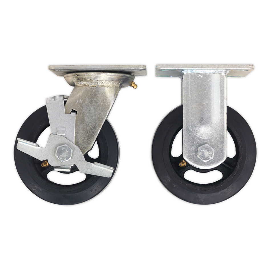 Sealey STVWK Castor Wheel Kit for SSB06, SSB07 & STV01