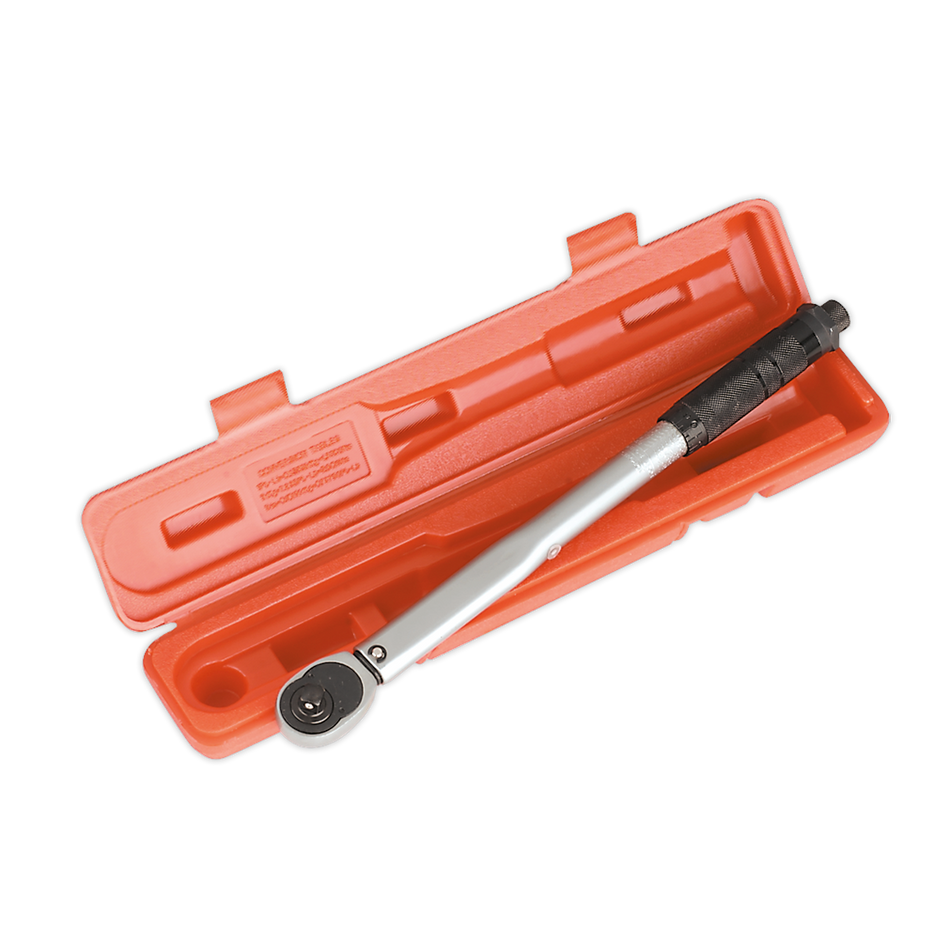 Sealey STW1011 3/8"Sq Drive Torque Wrench Micrometer Style - Calibrated