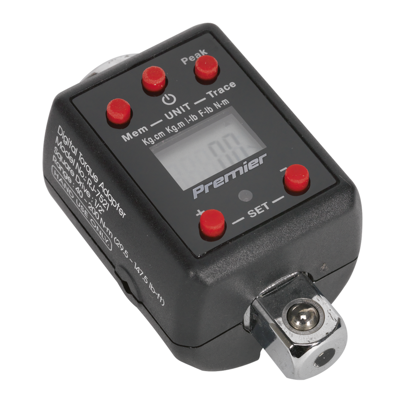 Sealey STW290 1/2"Sq Drive Digital Torque Adaptor 40-200Nm