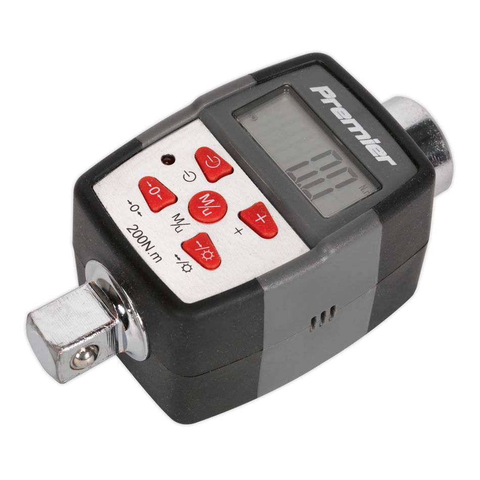 Sealey STW291 1/2"Sq Drive Digital Torque Adaptor with Angle Function 20-200Nm