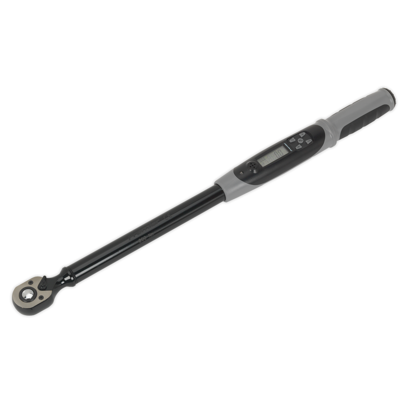 Sealey STW306B 1/2"Sq Drive Digital Torque Wrench with Angle Function 20-200Nm - Black Series