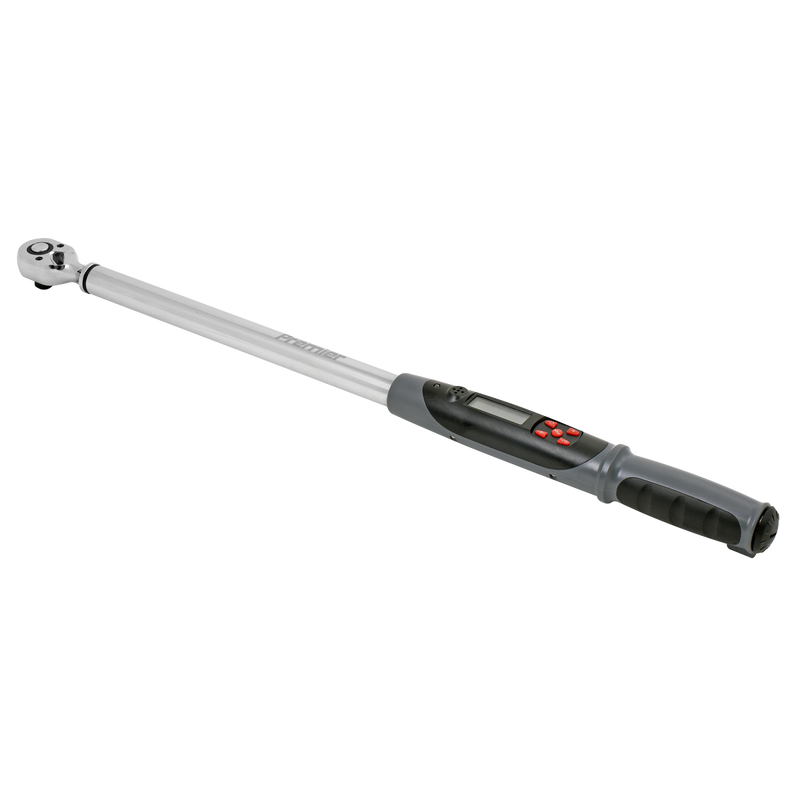 Sealey STW310 Angle Torque Wrench Digital 1/2"Sq Drive 30-340Nm (22-250lb.ft)