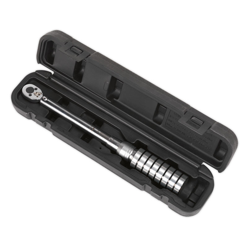Sealey STW701 1/4"Sq Drive Torque Wrench Micrometer Style 4-20Nm