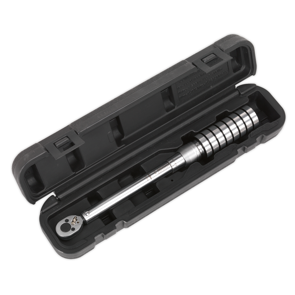 Sealey STW701 1/4"Sq Drive Torque Wrench Micrometer Style 4-20Nm
