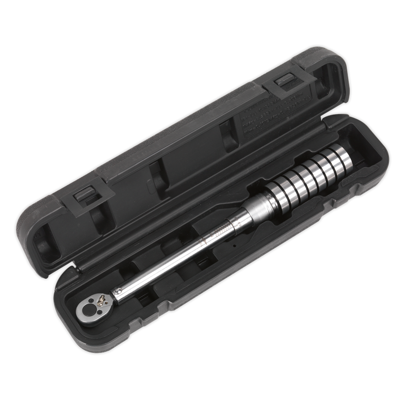 Sealey STW701 1/4"Sq Drive Torque Wrench Micrometer Style 4-20Nm