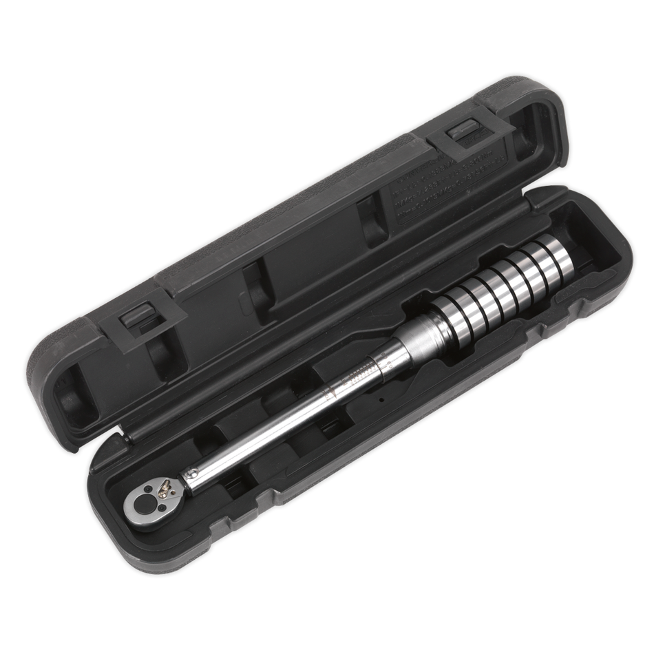 Sealey STW702 3/8"Sq Drive Torque Wrench Micrometer Style 20-100Nm