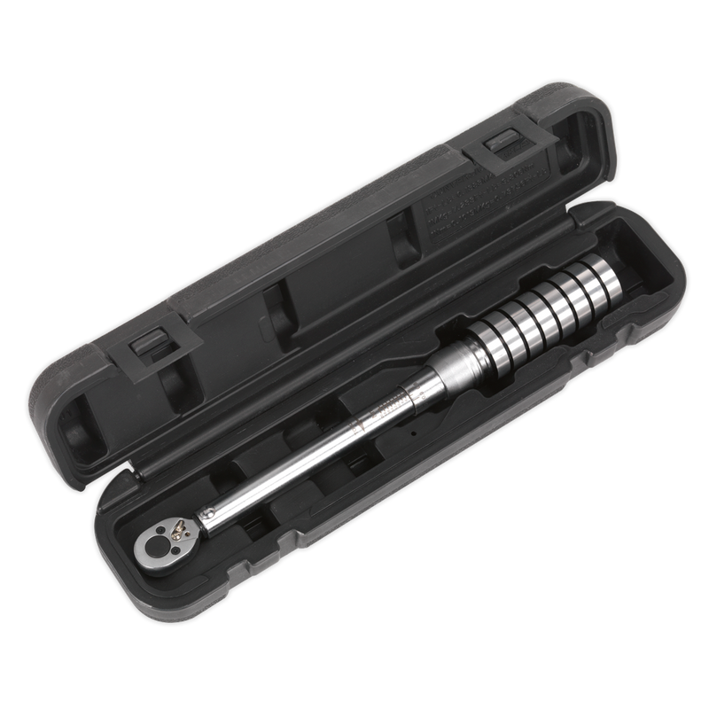 Sealey STW702 3/8"Sq Drive Torque Wrench Micrometer Style 20-100Nm