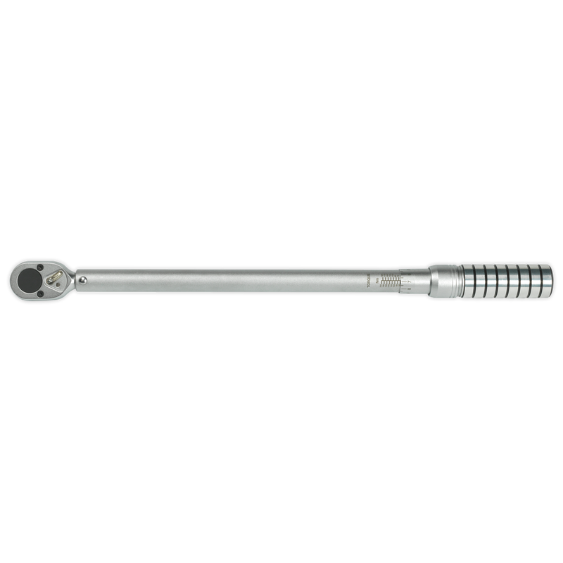 Sealey STW703 1/2"Sq Drive Torque Wrench Micrometer Style 40-200Nm - Calibrated