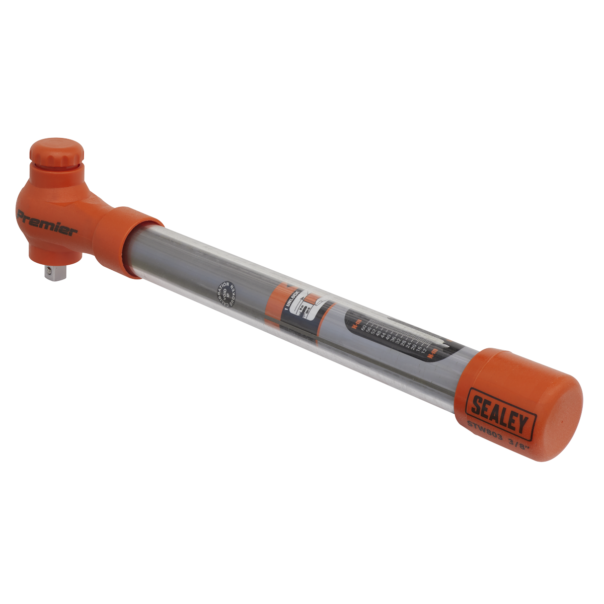 Sealey STW803 3/8"Sq Drive Calibrated Insulated Torque Wrench 12-60Nm