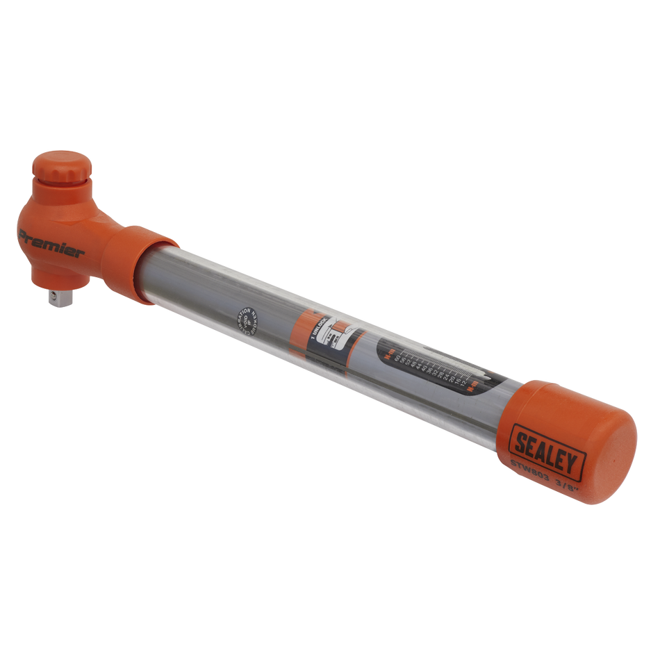Sealey STW803 3/8"Sq Drive Calibrated Insulated Torque Wrench 12-60Nm