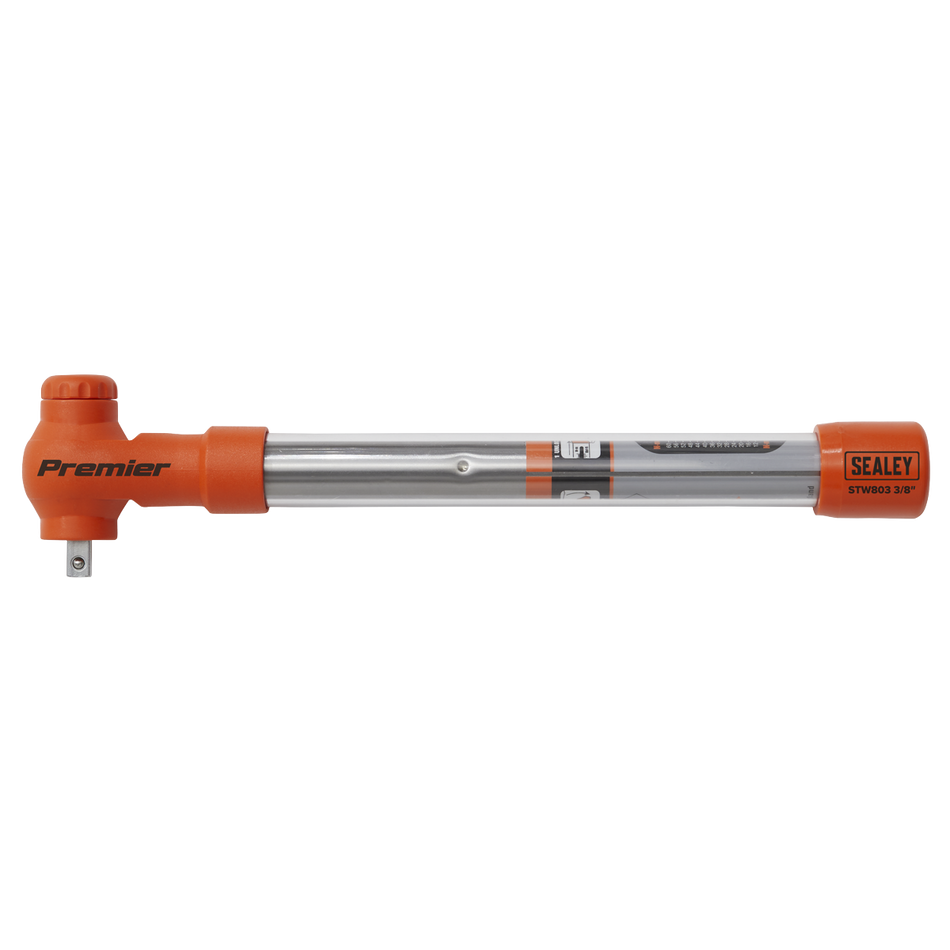 Sealey STW803 3/8"Sq Drive Calibrated Insulated Torque Wrench 12-60Nm