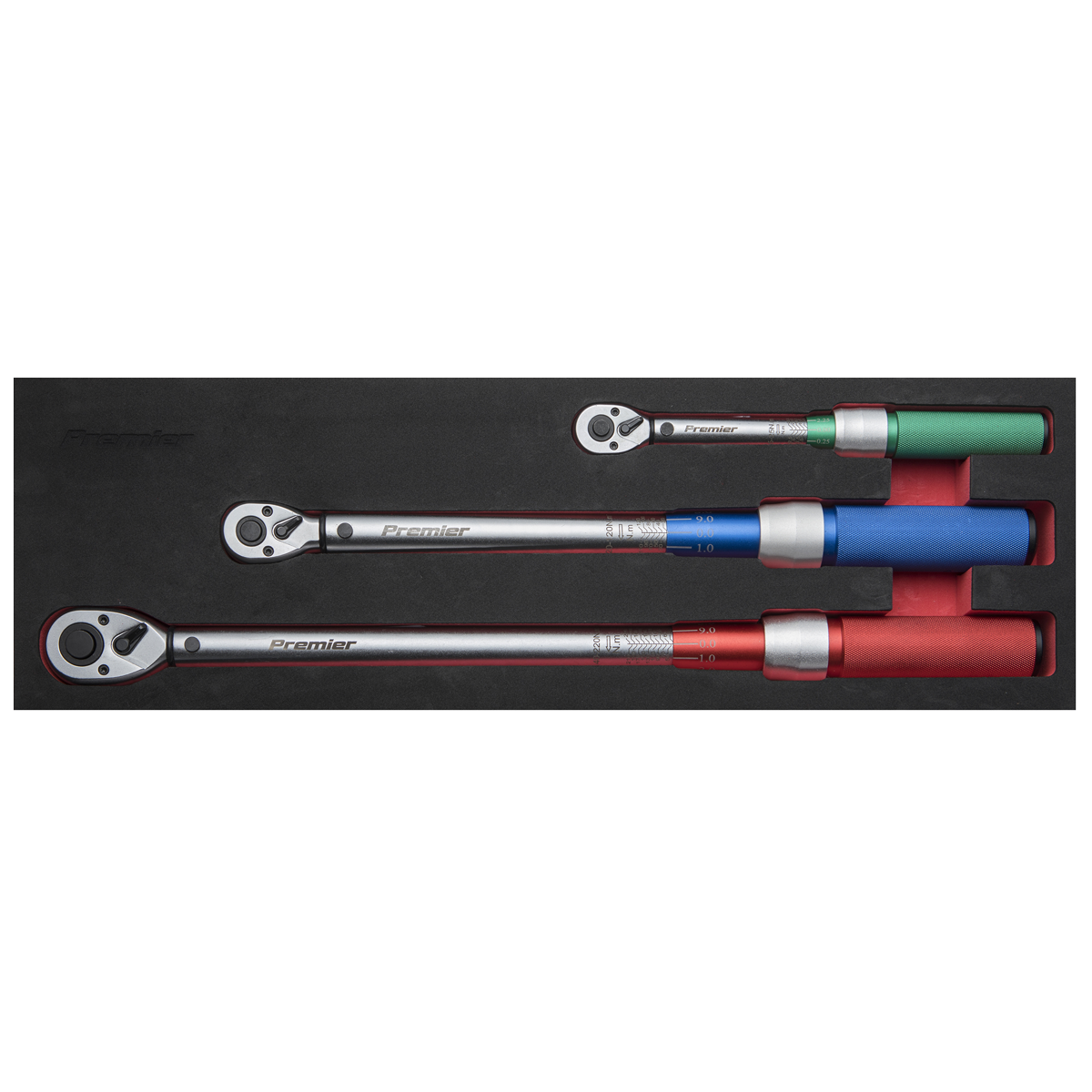 Sealey STW900SET 3pc Micrometer Style Torque Wrench Set