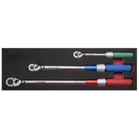 Sealey STW900SET 3pc Micrometer Style Torque Wrench Set