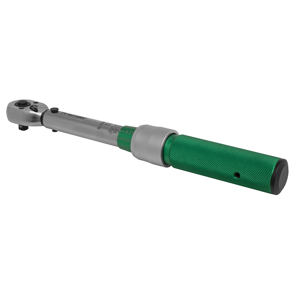 Sealey STW901 1/4"Sq Drive Torque Wrench Micrometer Style 5-25Nm - Calibrated
