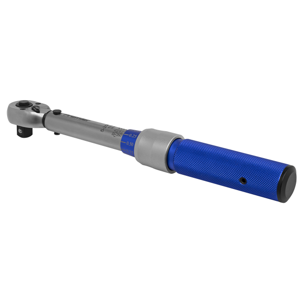 Sealey STW902 3/8"Sq Drive Torque Wrench Micrometer Style 5-25Nm - Calibrated