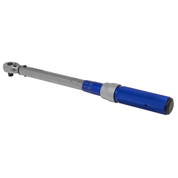 Sealey STW903 3/8"Sq Drive Torque Wrench Micrometer Style 20-120Nm - Calibrated