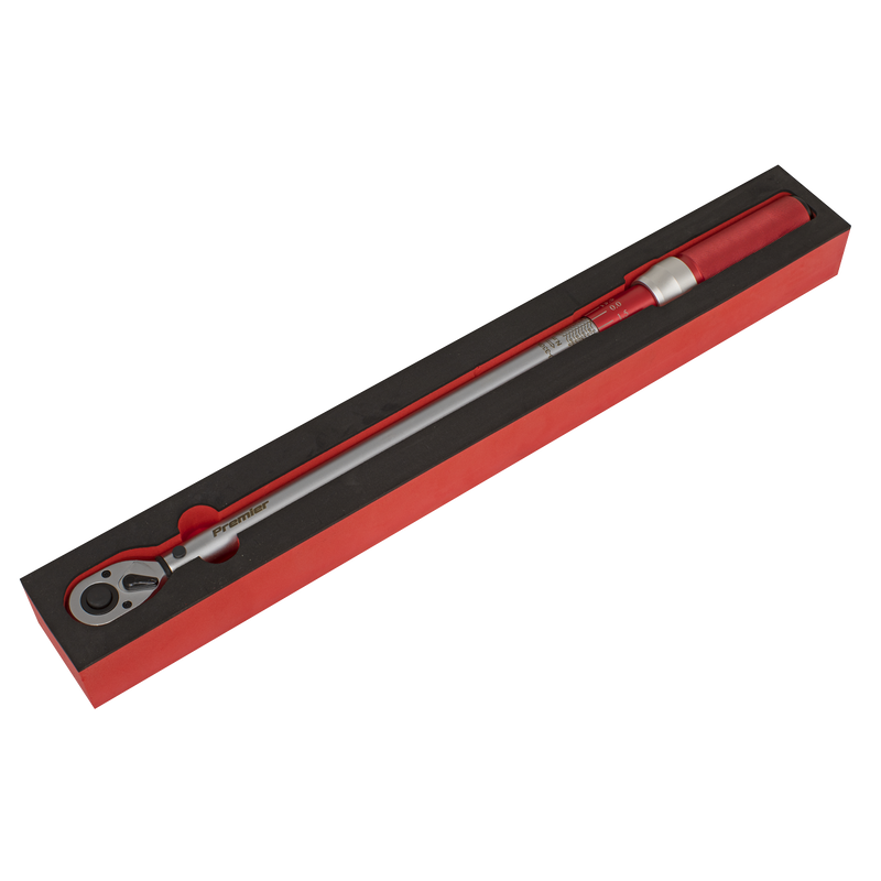Sealey STW905 1/2"Sq Drive Torque Wrench Micrometer Style 60-330Nm - Calibrated