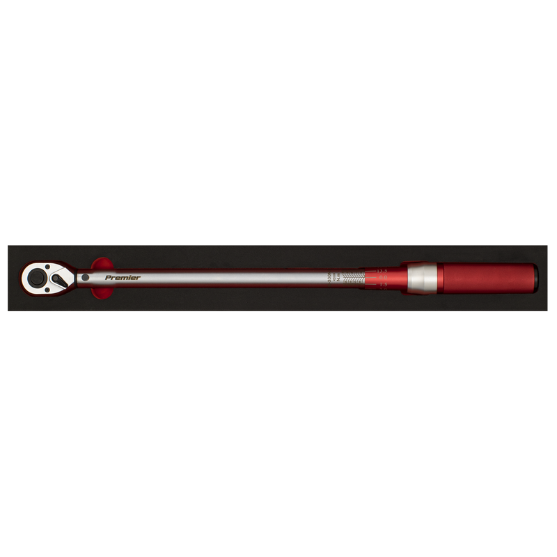 Sealey STW905 1/2"Sq Drive Torque Wrench Micrometer Style 60-330Nm - Calibrated