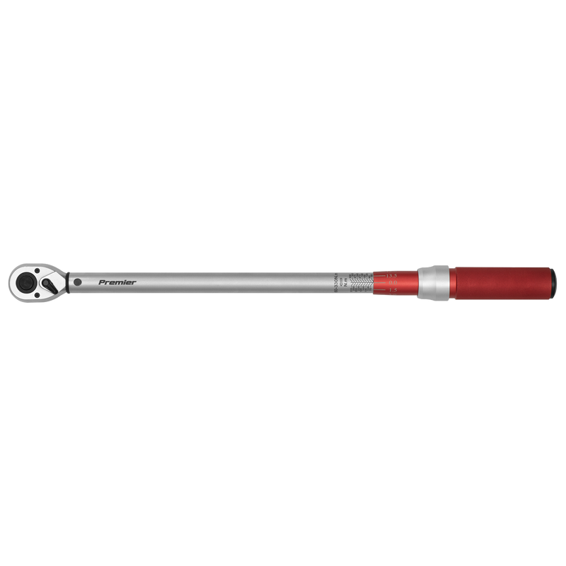 Sealey STW905 1/2"Sq Drive Torque Wrench Micrometer Style 60-330Nm - Calibrated