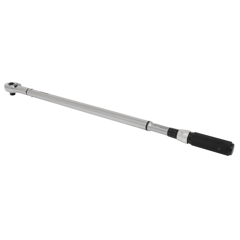 Sealey STW906 3/4"Sq Drive Torque Wrench Micrometer Style 100-600Nm - Calibrated
