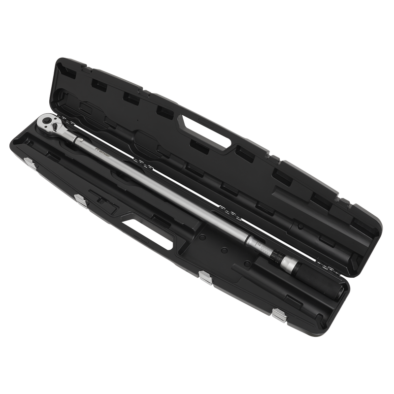 Sealey STW906 3/4"Sq Drive Torque Wrench Micrometer Style 100-600Nm - Calibrated