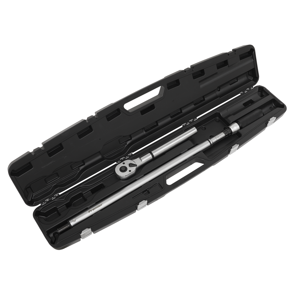 Sealey STW907 3/4"Sq Drive Torque Wrench Micrometer Style 160-800Nm - Calibrated