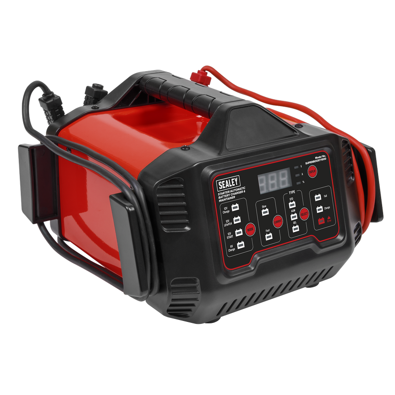 Sealey SUPERBOOST150D 6/12V 150A Starter/15A  Automatic Battery Charger & Maintainer