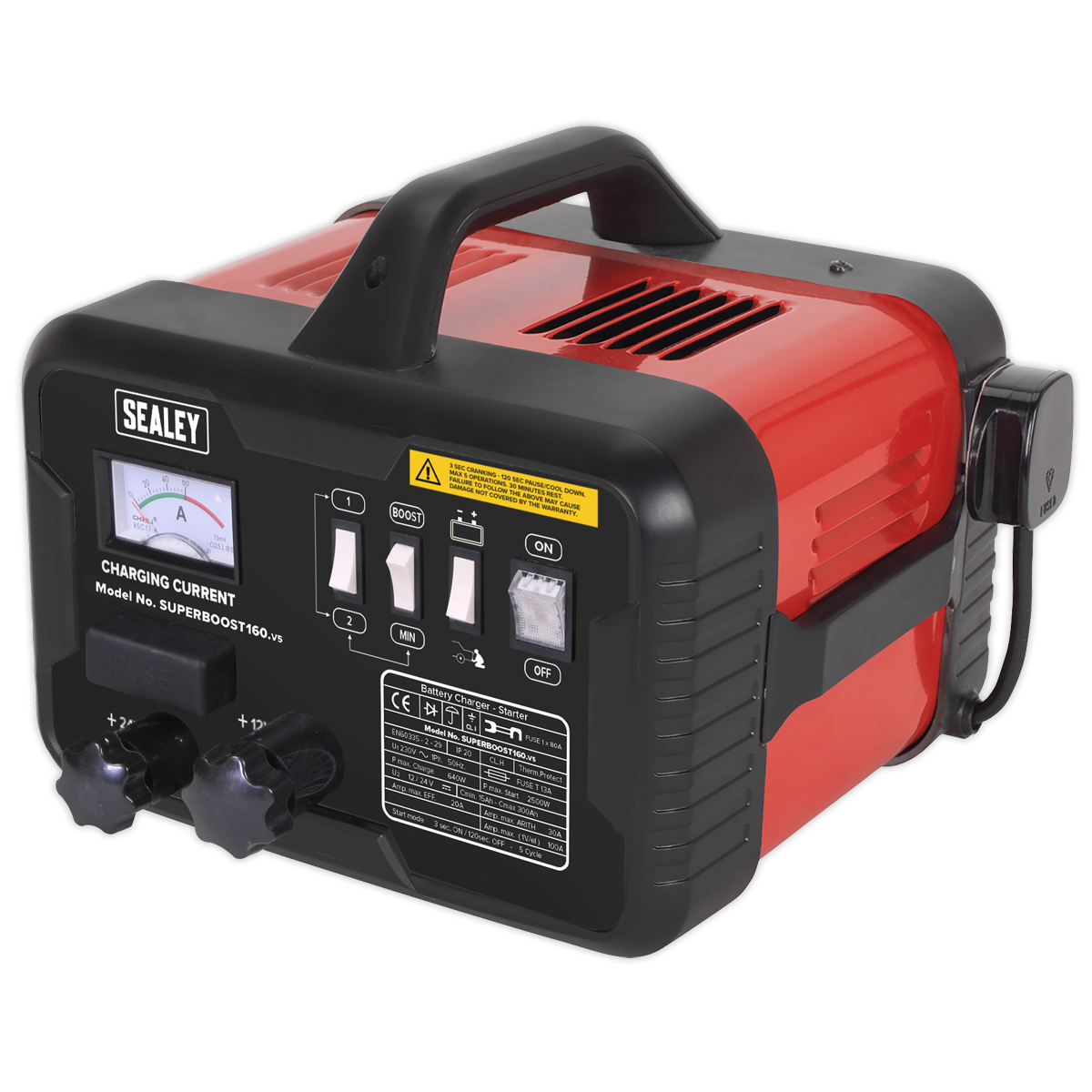 Sealey SUPERBOOST160 160/30A 12/24V Starter/Charger