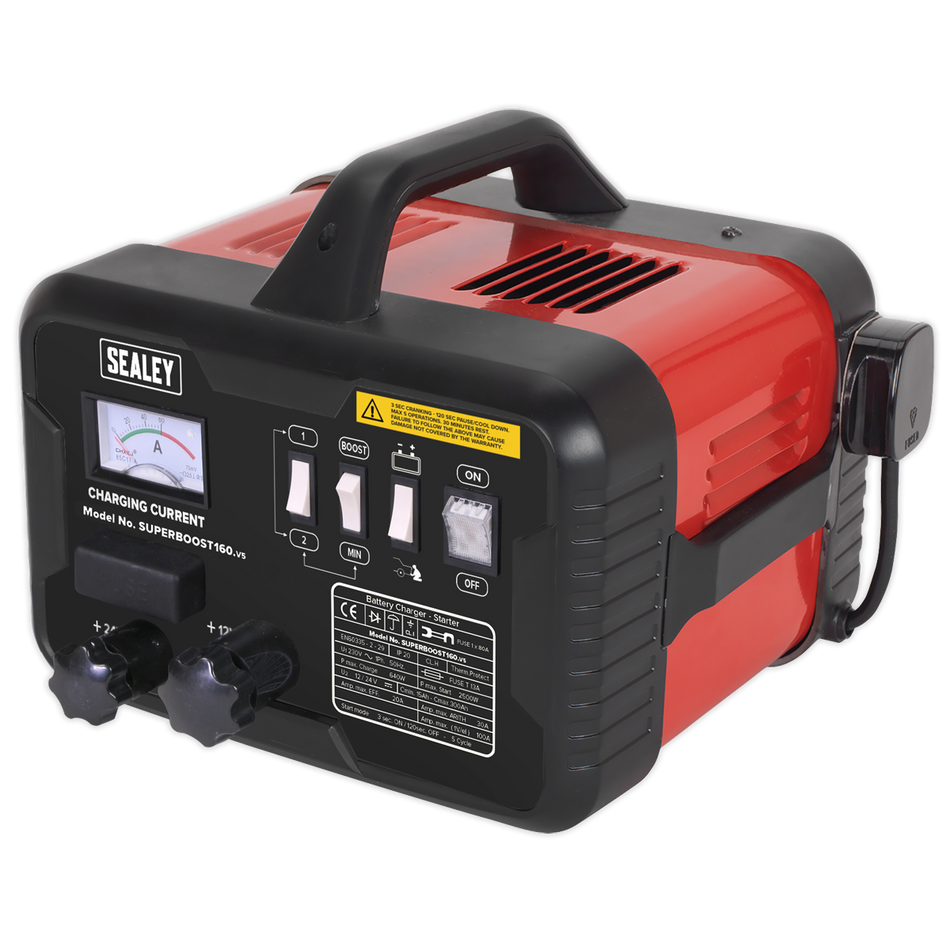 Sealey SUPERBOOST160 160/30A 12/24V Starter/Charger
