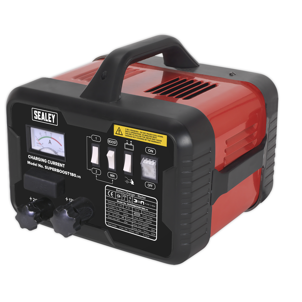 Sealey SUPERBOOST180 180/40A 12/24V Starter/Charger