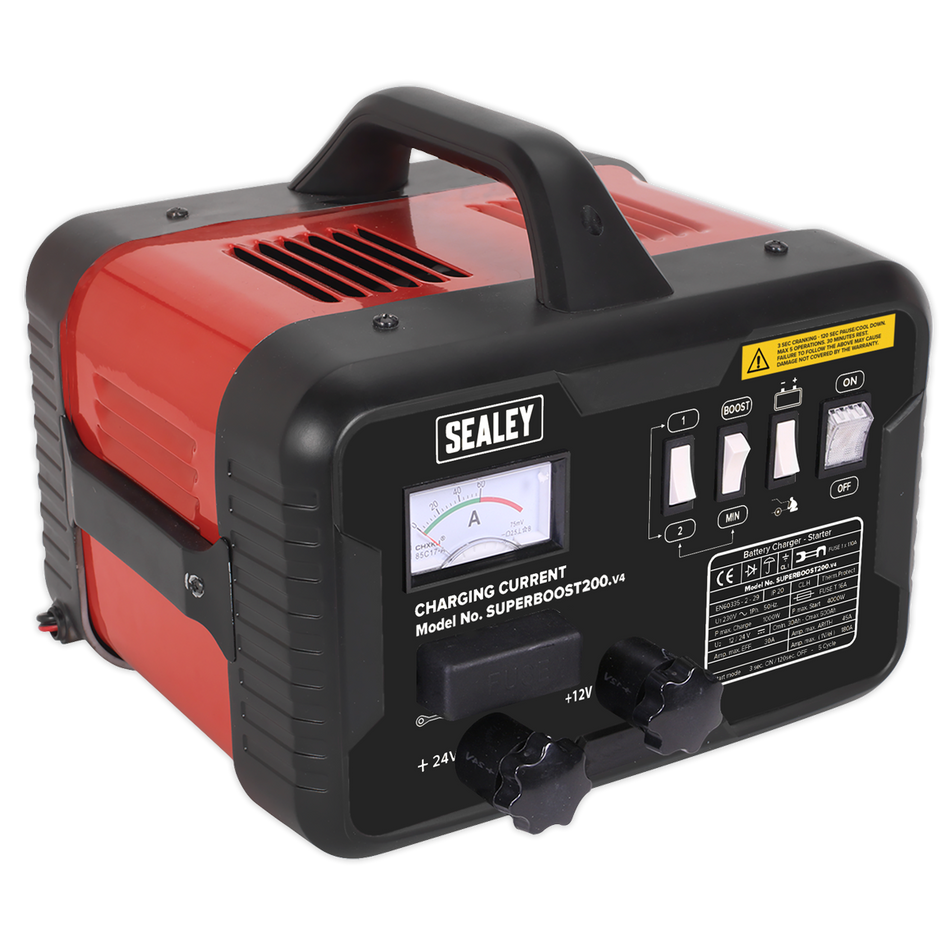 Sealey SUPERBOOST200 200/45A 12/24V Starter/Charger