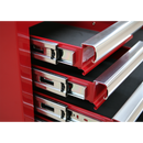 Sealey AP33069 6 Drawer Topchest with Ball-Bearing Slides - Red