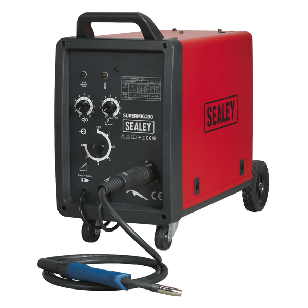 Sealey SUPERMIG200 200A Professional MIG Welder with Binzel Euro Torch