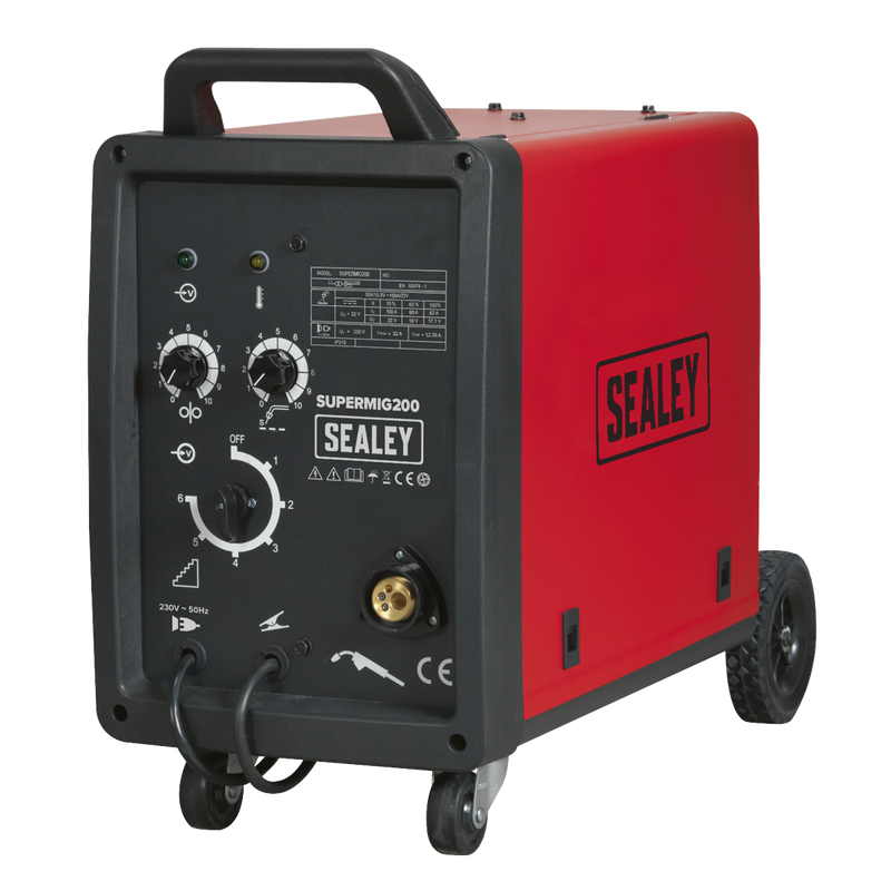 Sealey SUPERMIG200 200A Professional MIG Welder with Binzel Euro Torch