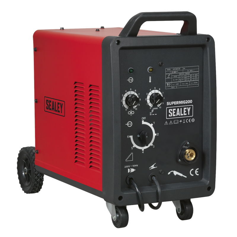 Sealey SUPERMIG200 200A Professional MIG Welder with Binzel Euro Torch