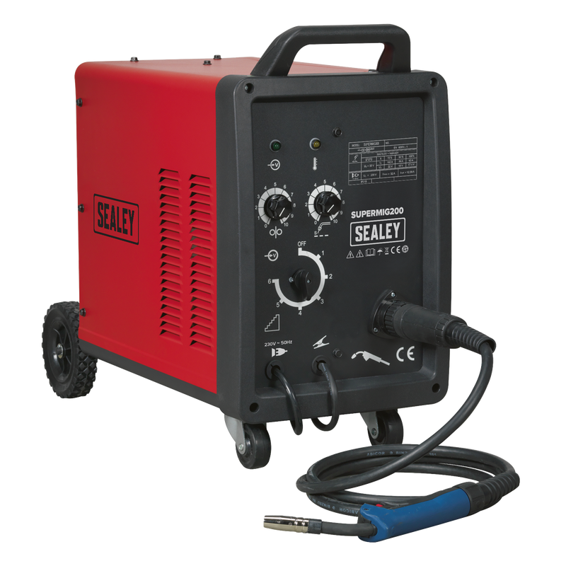Sealey SUPERMIG200 200A Professional MIG Welder with Binzel Euro Torch