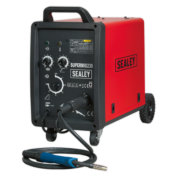 Sealey SUPERMIG230 230A Professional MIG Welder with Binzel Euro Torch