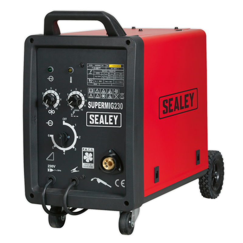 Sealey SUPERMIG230 230A Professional MIG Welder with Binzel Euro Torch