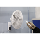 Sealey SWF16WR 16" 3-Speed Wall Fan with Remote Control 230V