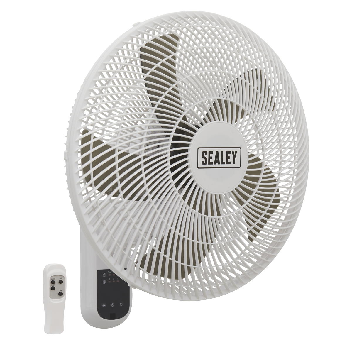 Sealey SWF18WR 18" 3-Speed Wall Fan with Remote Control 230V