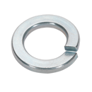 Sealey SWM16 M16 Metric Spring Washer Zinc DIN 127B - Pack of 50
