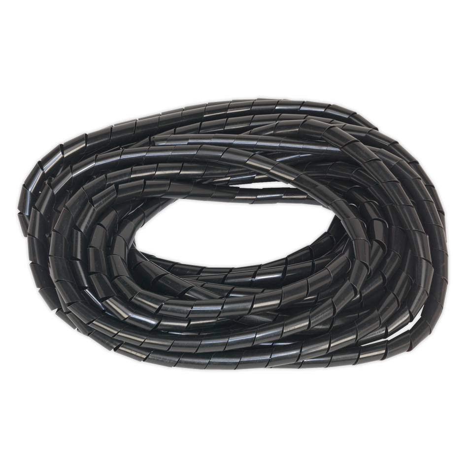Sealey SWS1428 10m Diameter 14-28mm Spiral Wrap Cable Sleeving