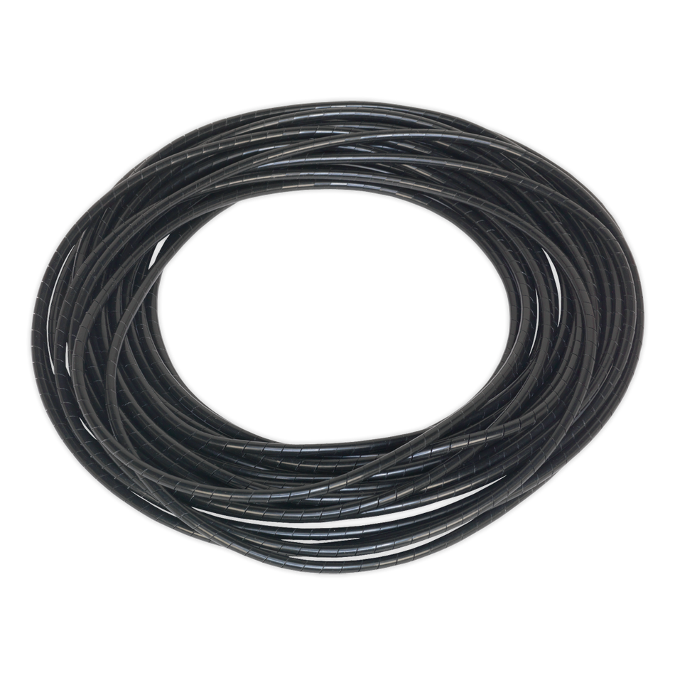Sealey SWS48 10m Diameter 4-8mm Spiral Wrap Cable Sleeving