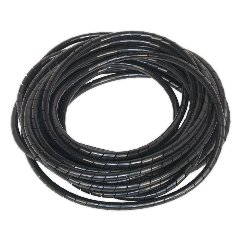 Sealey SWS816 10m Diameter 8-16mm Spiral Wrap Cable Sleeving