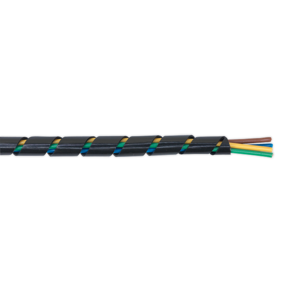 Sealey SWS816 10m Diameter 8-16mm Spiral Wrap Cable Sleeving