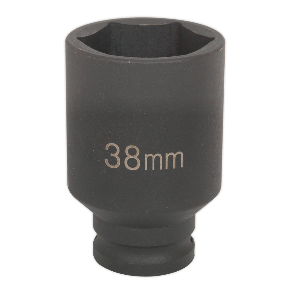 Sealey SX001 38mm Deep 1/2"Sq Drive Impact Socket