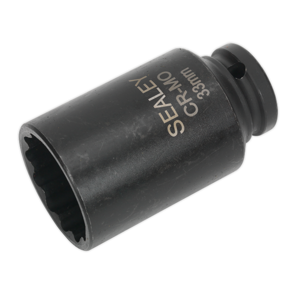 Sealey SX0041 33mm Bi-Hex 1/2"Sq Drive Deep Impact Socket