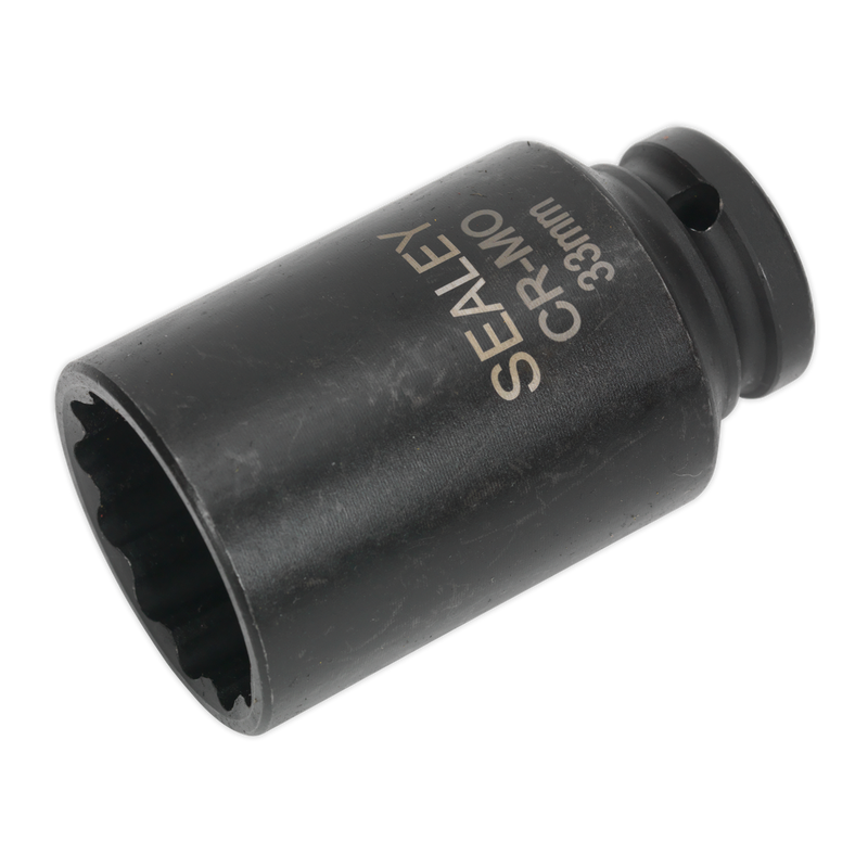 Sealey SX0041 33mm Bi-Hex 1/2"Sq Drive Deep Impact Socket