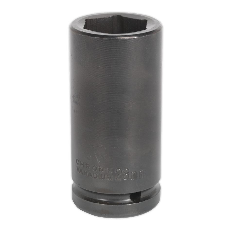 Sealey SX017 28mm Deep 3/4"Sq Drive Impact Socket