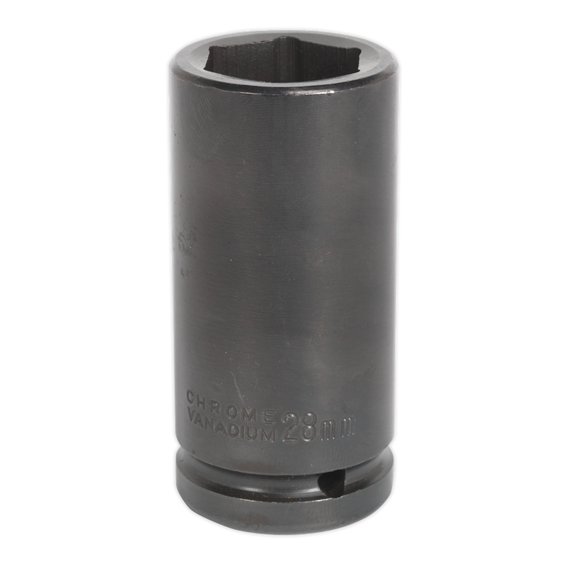 Sealey SX017 28mm Deep 3/4"Sq Drive Impact Socket